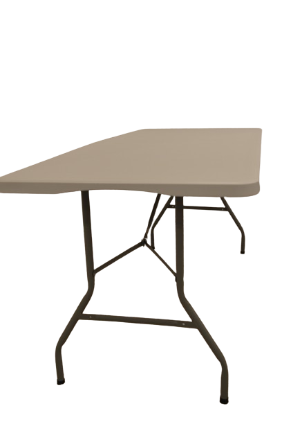 6ft White Rectangular Folding Table