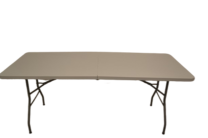 6ft White Rectangular Folding Table